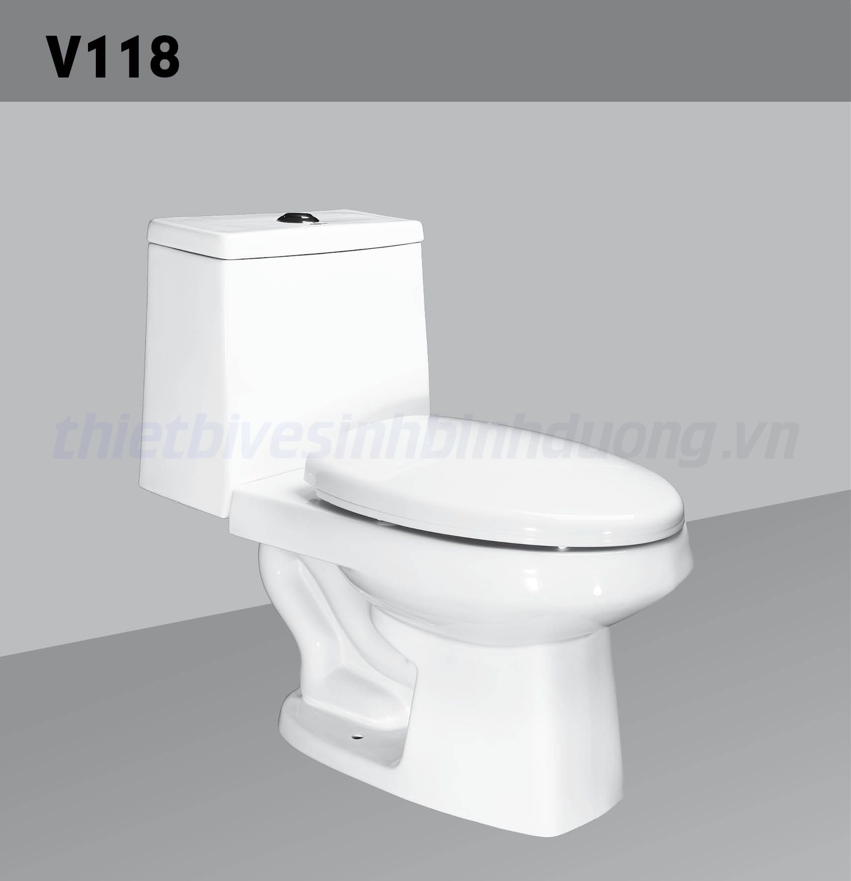 Bồn cầu sứ Hảo Cảnh HC V118